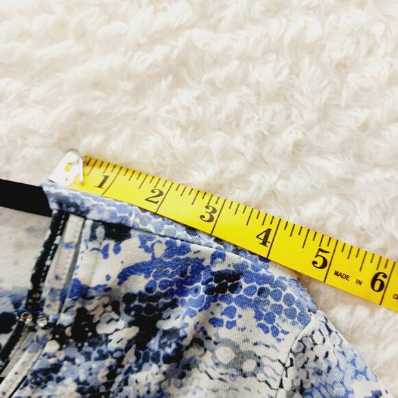 T-Shirt Size XL Blue Jewels Vacation Office Minimalist Resort Soft Girl Whimsy - Picture 10 of 16